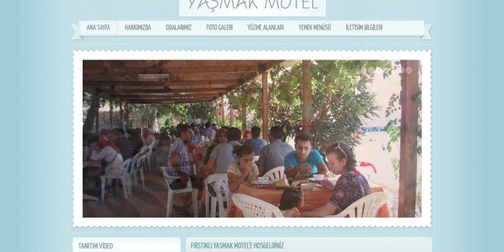 Fıstıklı Yaşmak Motel Web Sitesi Tasarımı