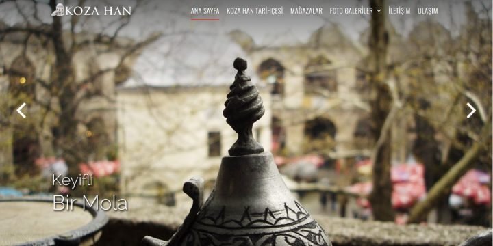 Koza Han Web Sitesi Tasarımı